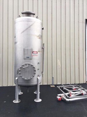 Osmonics 48x96 SST Stainless Steel Carbon Filter Tank, Water Filter