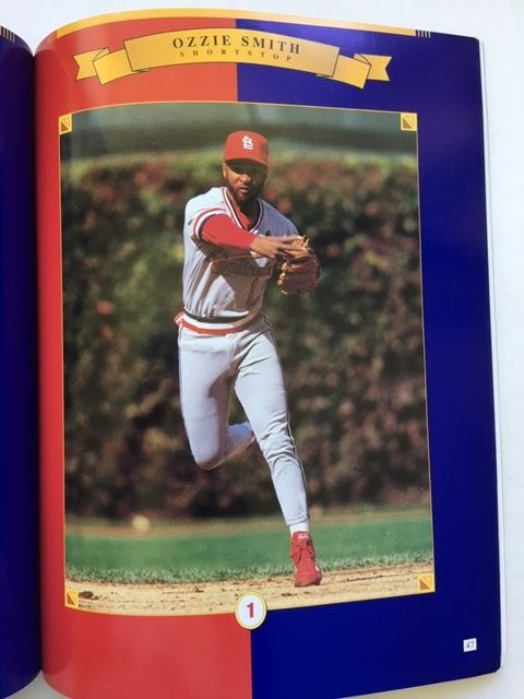 St. Louis Cardinals 1992 Yearbook   100th Anniversary   Ozzie Smith