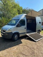 2008 Vauxhall Movano 3500 2.5CDTI 120ps HORSEBOX DAMAGED REPAIRABLE SALVAGE PANE