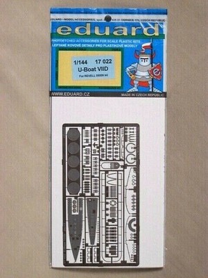 Eduard 17022 1/144 U-Boat VIID Detail Set for Revell 05009 kit