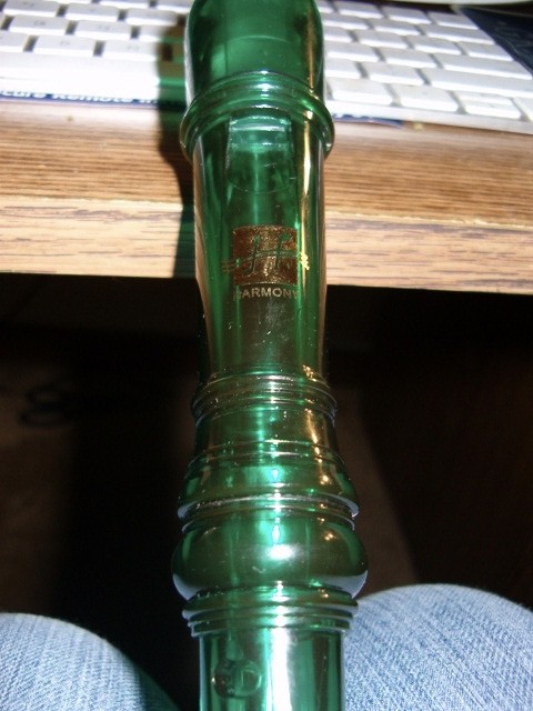 Harmony H147G 2 Piece Saprano Recorder Baroque Fingering w/ Case Tonette Flute