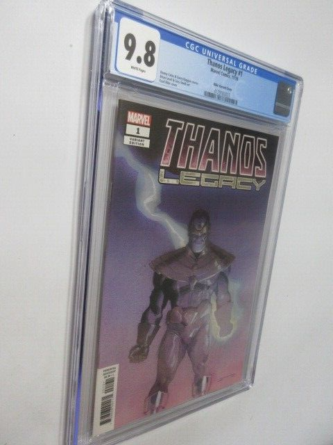 CGC 9.8 Thanos Legacy #1 Marvel Comics 11/18 black variant