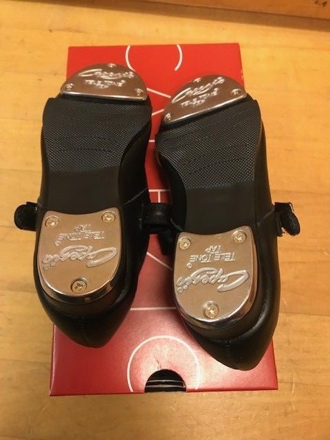 NIB Capezio Mary Jane Tap Shoe Black- Children Sizes
