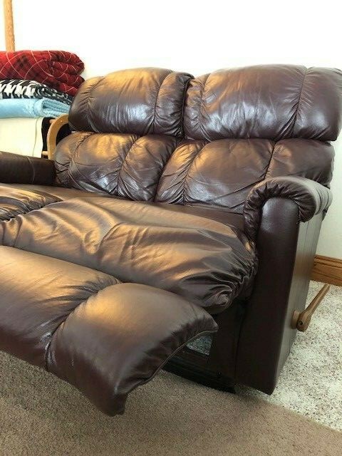 Lazy Boy Leather Reclining Loveseat