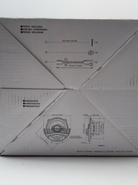New Pioneer TS-576M TS-A1376R 5.25