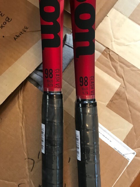 (2) NEW Wilson Clash 98 V2.0 Tennis Racquets