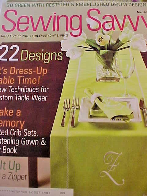 Sewing Savvy Magazine Lot of 4 Creative Sewing for Everyday Living Printed USA