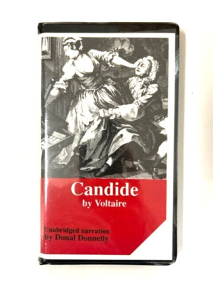 Candide by Voltaire  audio crane a recorded book on cassette- NEW