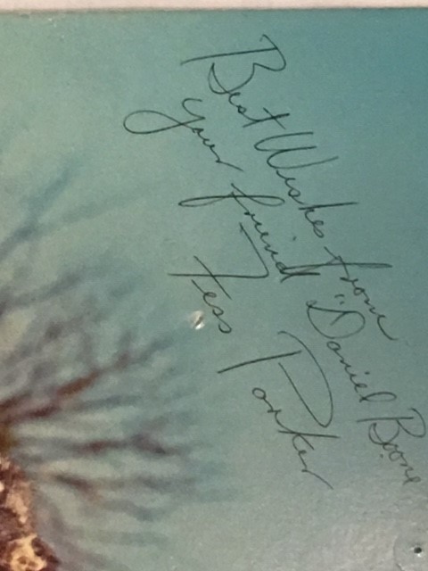 FESS PARKER 8x10 AUTOGRAPH PHOTO, DANIEL BOONE CHARACTER