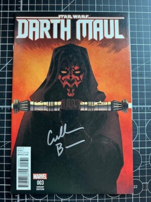 Marvel Star Wars Darth Maul #3 Declan Shalvey Incentive Var Signed Cullen Bunn