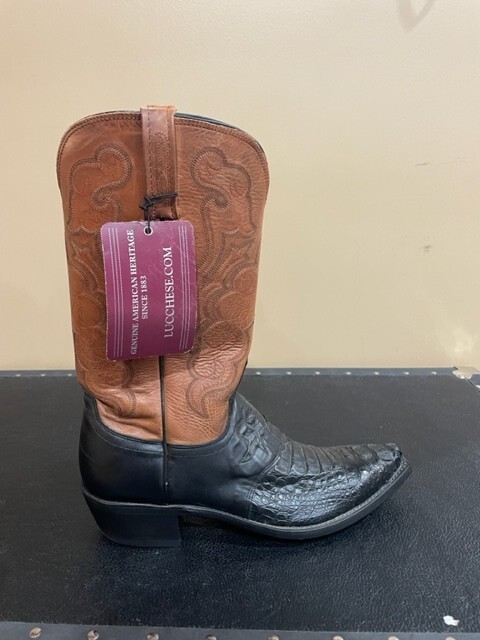 Pre-owned Lucchese M2537.54 Western Cowboy Boot (multiple Sizes) In Brown