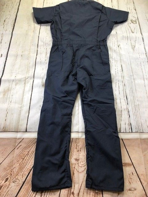 Red Kap Speedsuit Navy Short / Long Sleeve  Zip-Front Work Coverall Action Back