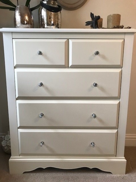 Next Home Off White 3 2 Isabella Chest Of Drawers In Iver