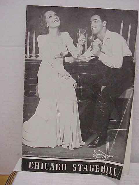 7 Vintage 1940's CHICAGO STAGEBILL Theater Memorabilia Pal Joey & Others