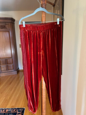 JOHHNY WAS AURORA JOGGERS RUST SIZE SMALL NWT $248