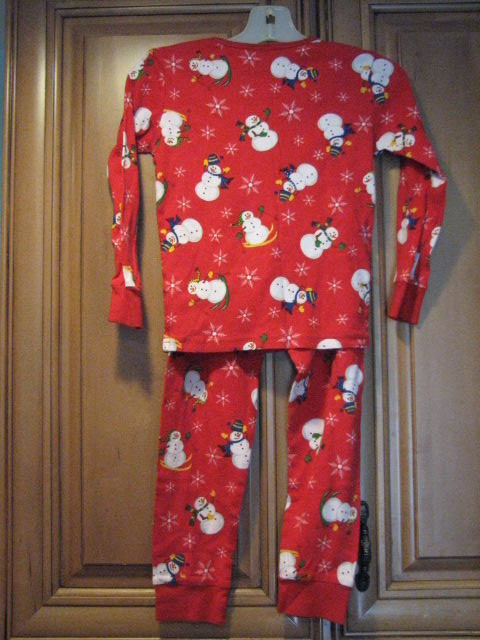 XL 8-10 Snowman Pajamas Cotton