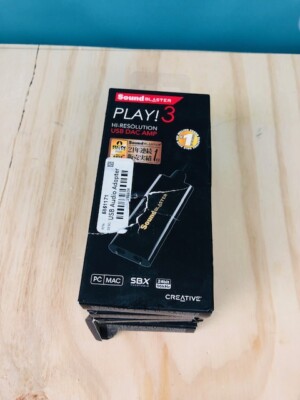 Sound Blaster Play! 3 High Resolution USB DAC AMP USB Sound Adapter (x17)