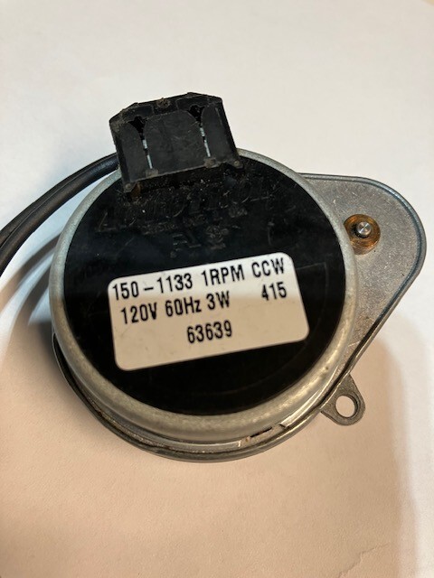 Autotroll Synchronous Clock Motor 150-1133 1RPM CCW