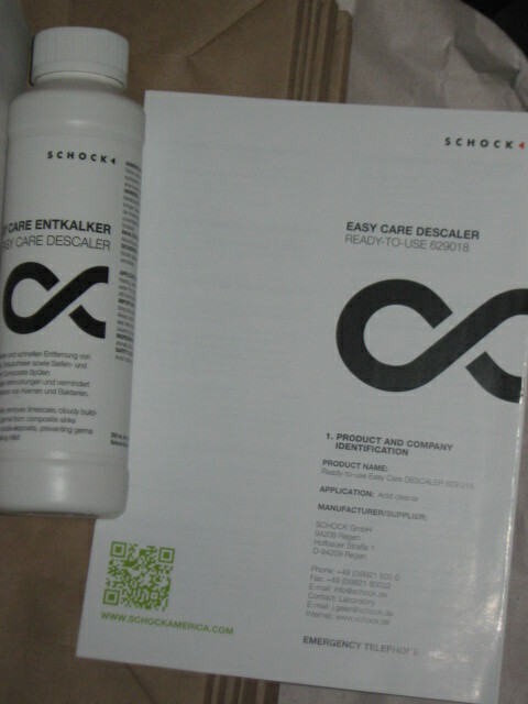 SCHOCK EASY CARE BALSAM AND DESCALER