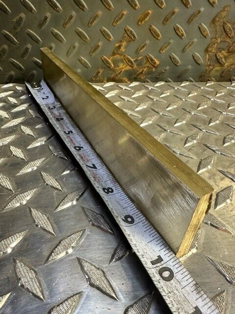 3/8" x 2" C360 BRASS FLAT BAR 10" long Solid Plate Mill Stock lathe bar #2.5