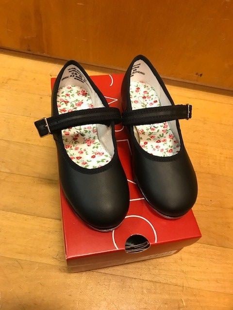 NIB Capezio Mary Jane Tap Shoe Black- Adult Sizes