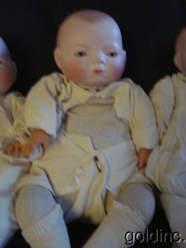 Four Grace S Putnam Graduated Bisque Bye-Lo Babies Dolls Germany C. 1923