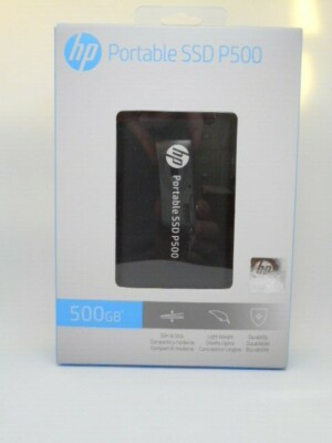 New HP P500 500GB Portable SSD