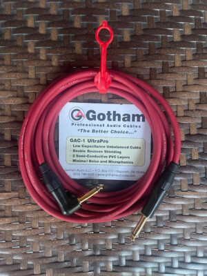 Gotham  GAC-1UltraPro Instrument Cable Assembly 15 ft.