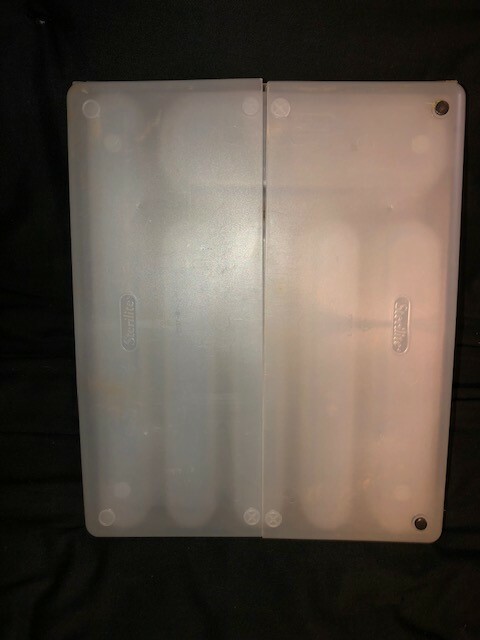 Sterilite1567-T Clear Adjustable  8 Compartment Cutlery Tray