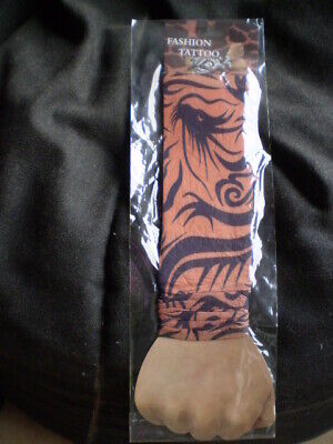Fashion Tattoo Ärmel DRACHEN - Oramente - Motiv 1 Paar - Armstulpen Braun / Neu
