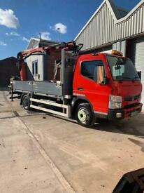 image for 2020 Mitsubishi Canter Dropside with Palfinger Crane