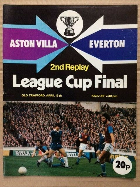 Aston Villa V Everton League Cup Final Second Replay 1977  Everton