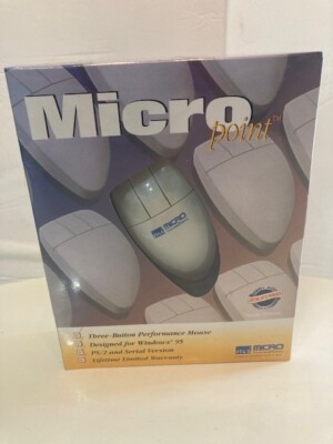 Vintage Micro Innovations 3 Button Precision Mouse for WIN 95/98  New Sealed