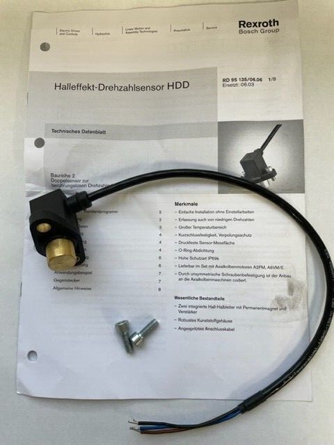 TEREX Rotation Speed Sensor, HDD2L16PA/20 + mount kit, part