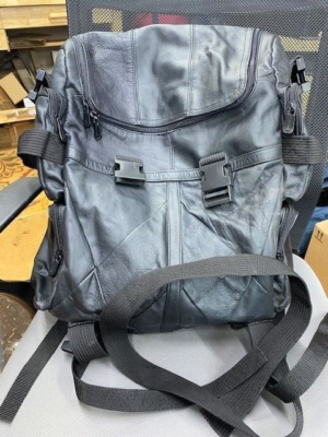 Carroll Brand Motorcycle Luggage Sissy Bar Bag Black Leather eBay