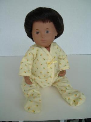 PATTERN FOR SASHA TODDLER/BABY FOOTED SLEEPER 