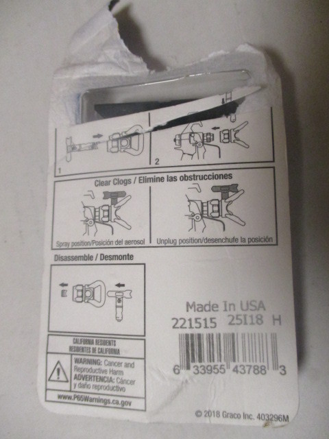 Graco 515 RAC IV SwitchTip Airless Reversible Spray Tip