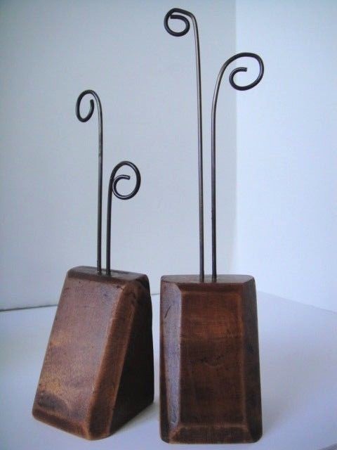 Jewelry Display ~ Salvage Wood, Metal & Mahagony ~ Unique Recycle pieces