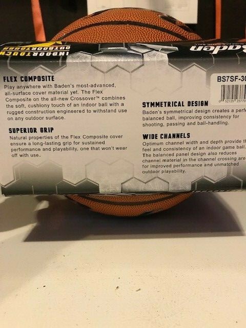 Brand New Mens Baden Crossover Flex Composite All Surface Basketball size 29.5