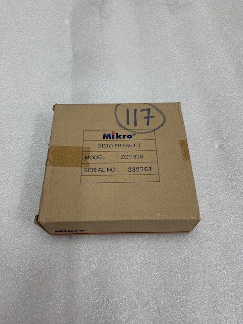 Mikro Zero Phase Current Transformer ZCT80S Brand New in Box