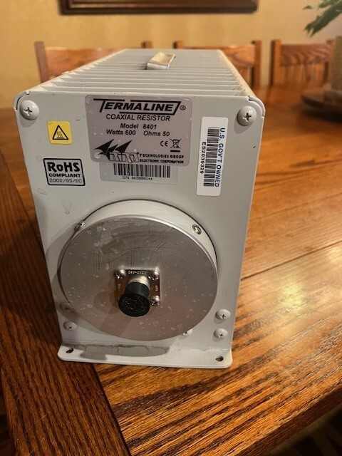 その他 Bird Termaline Coaxial Resistor 8860 Series Bird 1.5 kW Oil-Cooled Termaline Coaxial