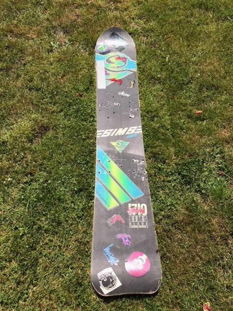 スノーボード SIMS 1710 BLADE Vintage Sims Blade 1710 Snowboard Not Rideable | eBay