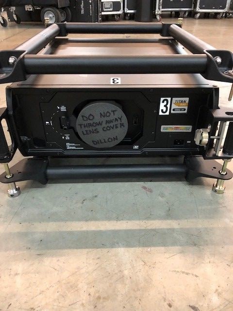 Digital Projection 15K Titan 930 with 2 lenses (.9-1.1 & 1.39-1.87) w/ roadcase