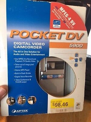 BRAND NEW IN BOX Aiptek DV5900 5 Megapixel Pocket Digital Camcorder 