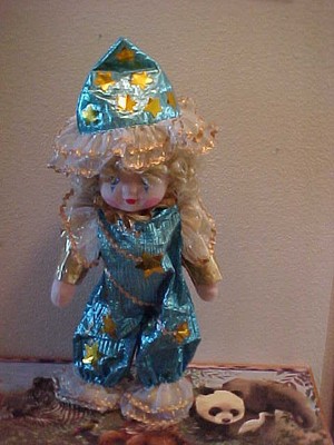 Set of 3 Gorham 1986 Clown Dolls Bluberry Swirl Tutti Frutti Raspberry Ripple