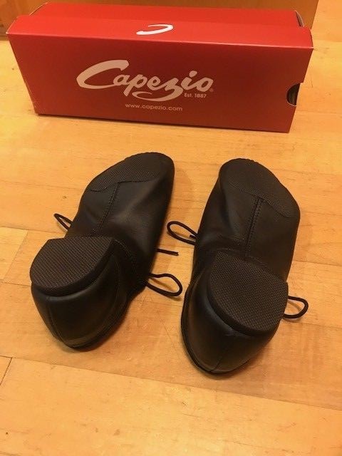 NIB Capezio E-Series Lace-up Jazz Shoes Black- Adult Sizes