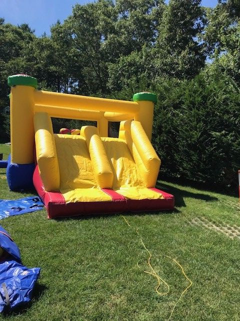Inflatable Bounce House Slide Combo with Blower