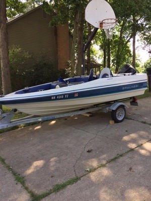 1988 bayliner capri and trailer