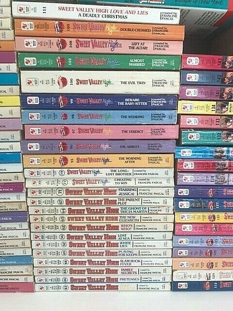 Sweet Valley High Lot of 178 Books - No Dups - Twins, University, Kids, Saga,etc