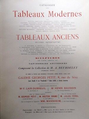 Catalogue Collection Alfred Beurdeley dessin Ancien & moderne Première vente 